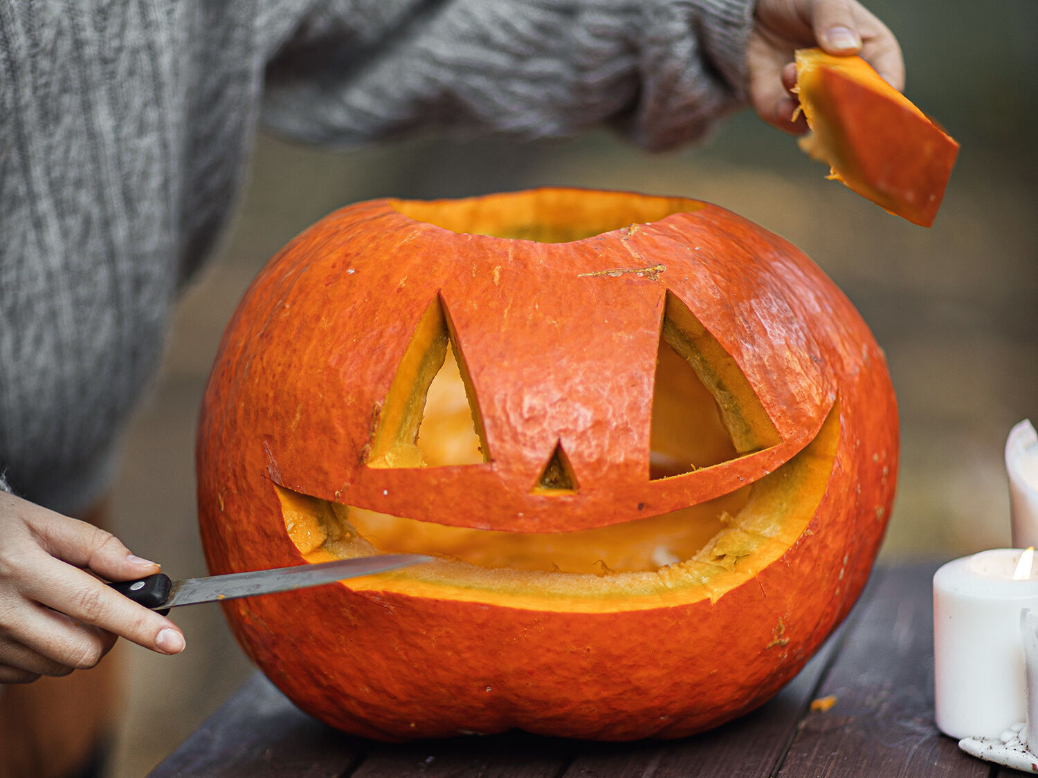 Pumpkin carving